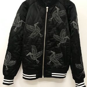 Black Zara Bomber Jacket